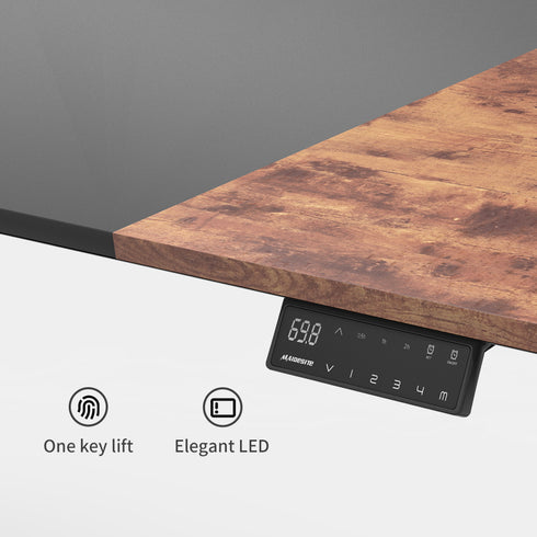 Maidesite Executive Series 63 Inch Modern Height Adjustable Electric Standing Desk